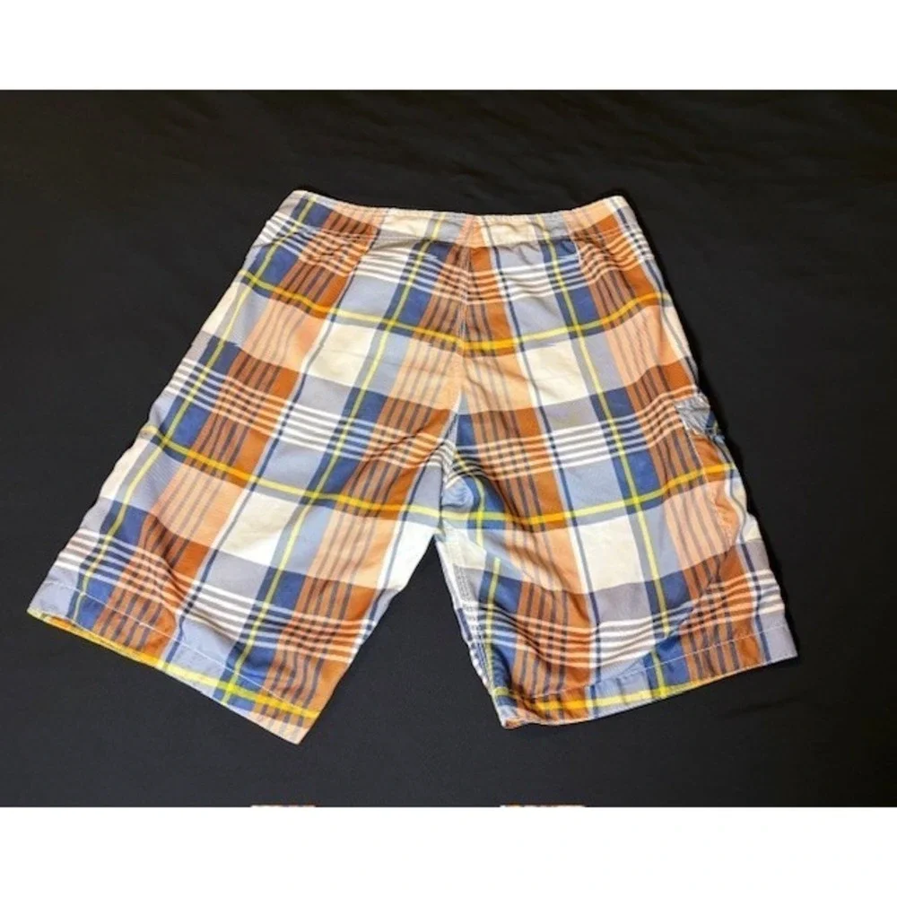 Old Navy Mens plaid board shorts size medium